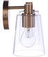 Emilio 2-Light Vanity Satin Brass