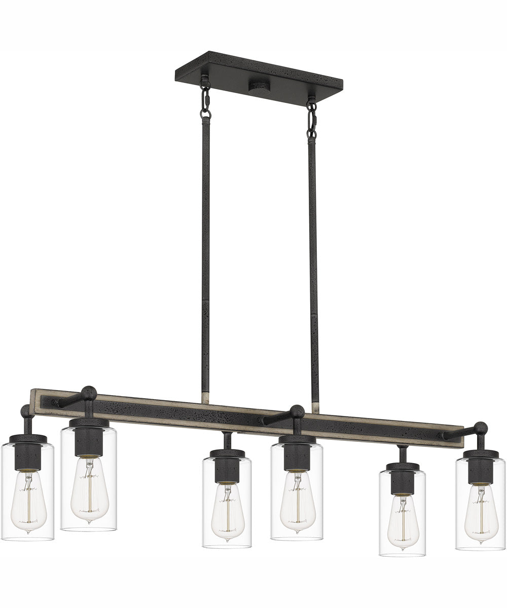 Kelleher Small 6-light Island Light Distressed Iron