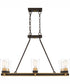 Atwood Small 6-light Island Light Old Bronze