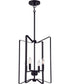 Shayna 4-Light Foyer Flat Black
