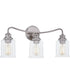 Rover Large 3-light Bath Light Polished Antique Nickel
