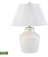 Wellfleet 27'' High 1-Light Table Lamp - White Glaze - Includes LED Bulb