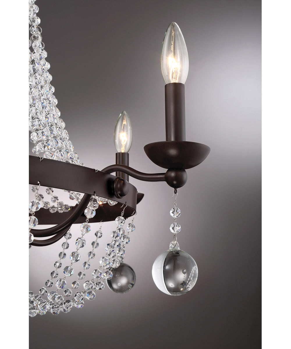 Livery 5-light Chandelier Western Bronze
