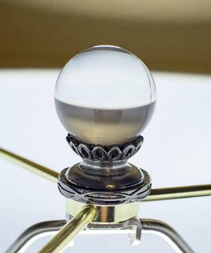 Smooth Acrylic Ball Lamp Finial 1.75"h