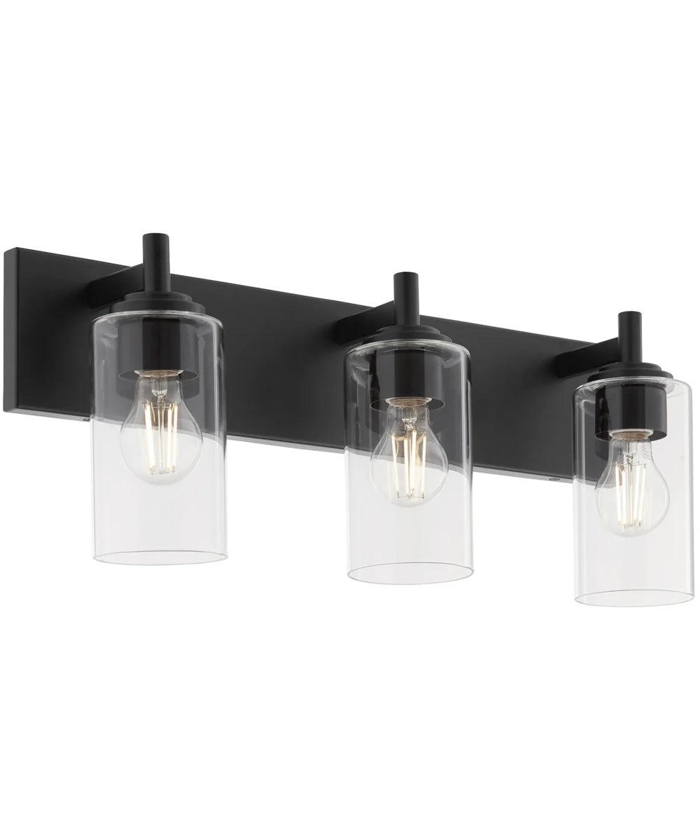 Fallstaff 3-light Bath Vanity Light Matte Black