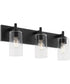 Fallstaff 3-light Bath Vanity Light Matte Black