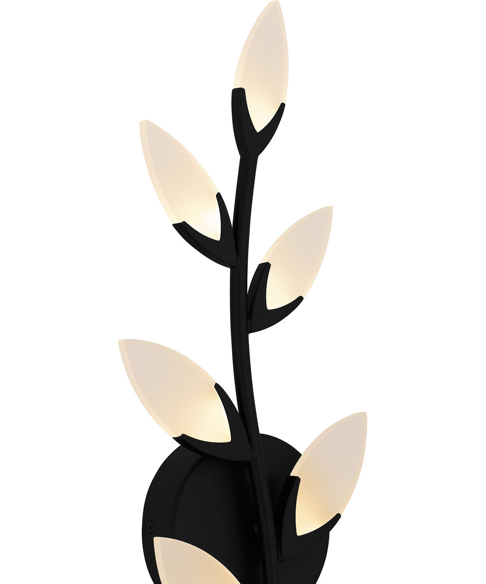 Flores Small 7-light Wall Sconce Matte Black