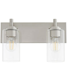 Fallstaff 2-light Bath Vanity Light Satin Nickel