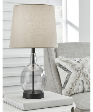 Arlomore Glass Table Lamp (1/CN) Gray