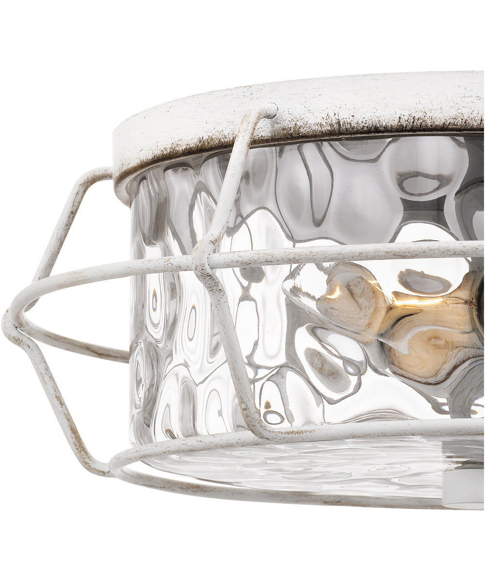 Farragut 3-light Semi Flush Mount Antique White