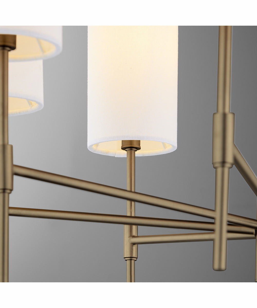 Hamilton 8-light Chandelier Dark Brass