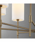 Hamilton 8-light Chandelier Dark Brass