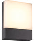 Pecos LED Outdoor Wall Sconce Charcoal
