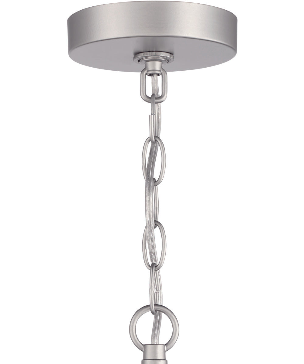 Hailie 6-Light Chandelier Satin Nickel