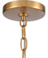 Leo 22'' Wide 4-Light Pendant - Brushed Gold
