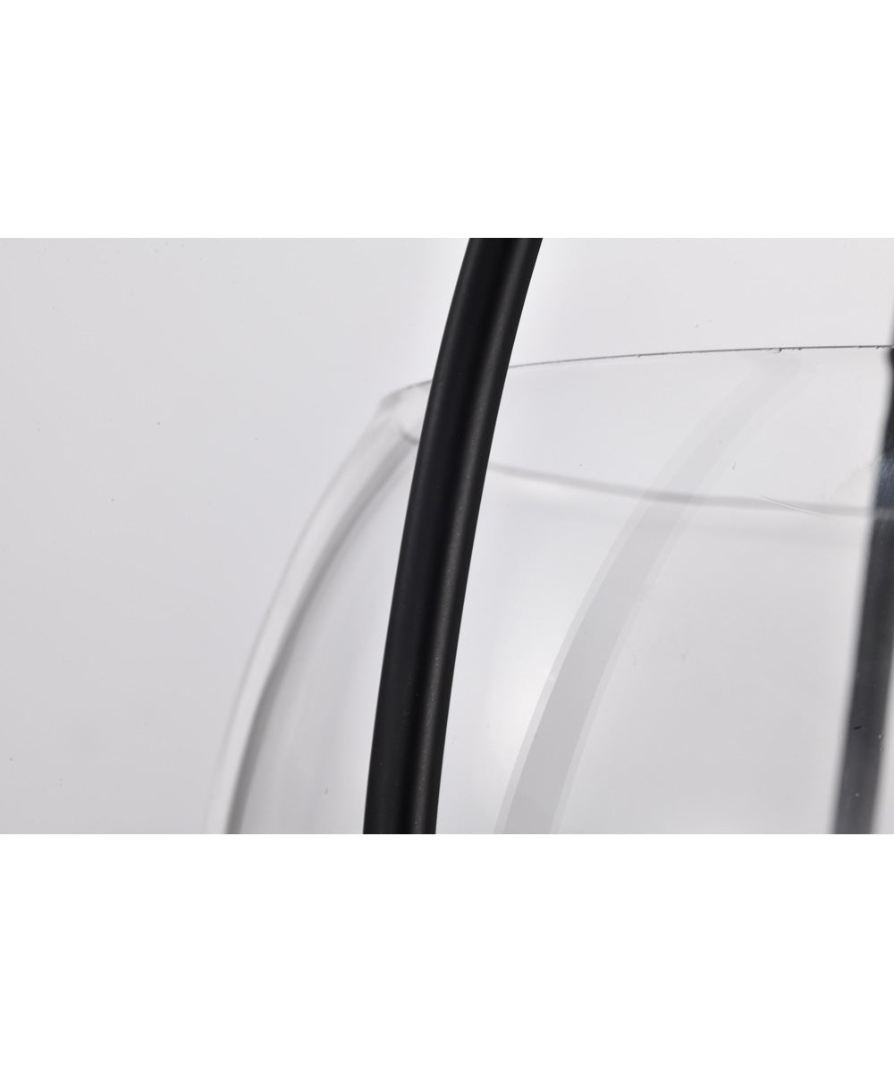 Amado 3-Light Pendant Matte Black