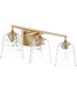 Eldorado 3-light Bath Vanity Light Aged Brass