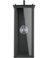 Hunt 1-Light Outdoor Wall Mount Rain or Shine - Black with Clear Glass