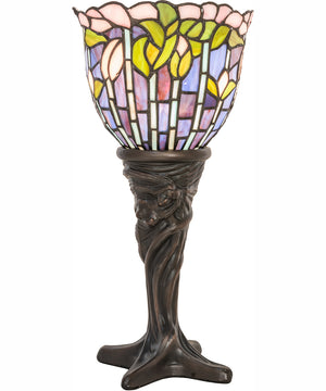 15" High Tiffany Flowering Lotus Mini Lamp