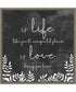 Framed Let Love by JJ Design Canvas Wall Art Print (22  W x 22  H), Sylvie Greywash Frame