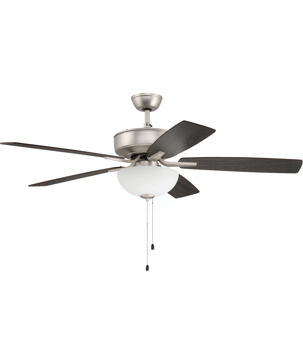 52" Pro Plus 211 2-Light Ceiling Fan (Blades Included) Brushed Satin Nickel