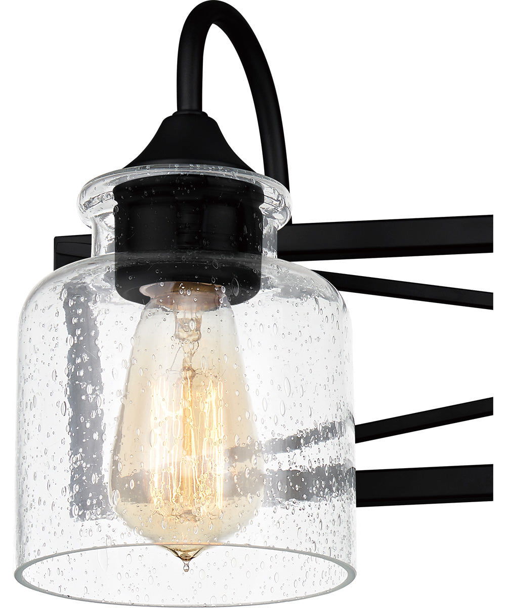 Bartley Large 3-light Bath Light Matte Black
