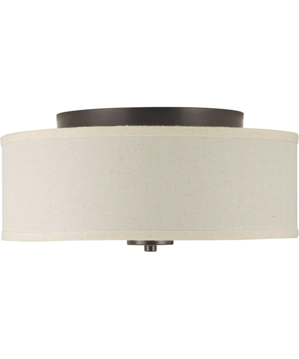 Inspire 1-Light 13" LED Flush Mount Antique Bronze