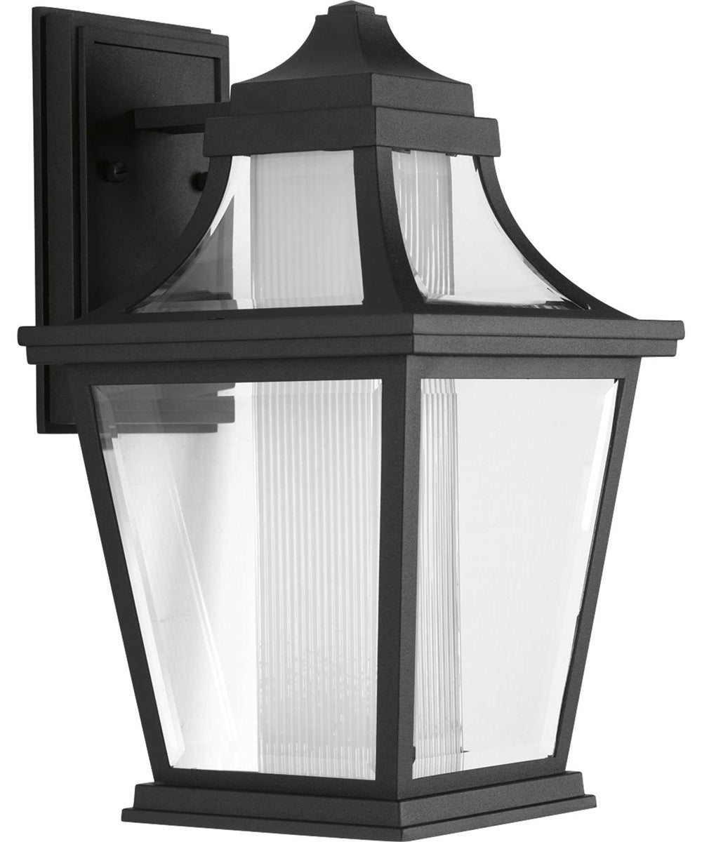 Endorse 1-Light Medium Wall Lantern Textured Black