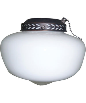 Universal Bowl Light Kit 1-Light LED Fan Light Kit Aged Bronze Brushed