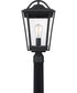 Darius Large 1-light Outdoor Post Light  Coastal Armour Earth Black