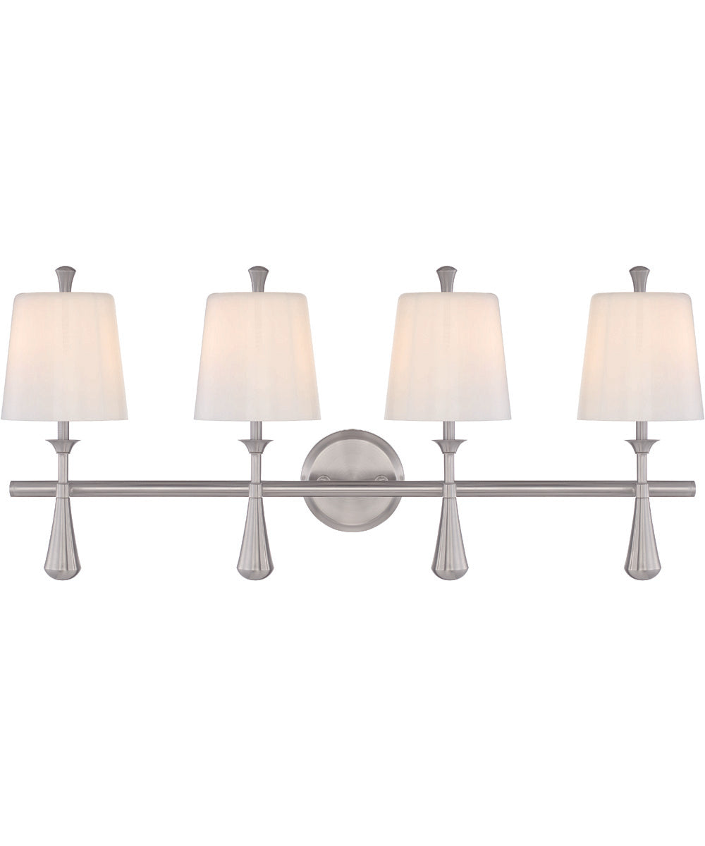 Palmer 4-Light Vanity Brushed Polished Nickel