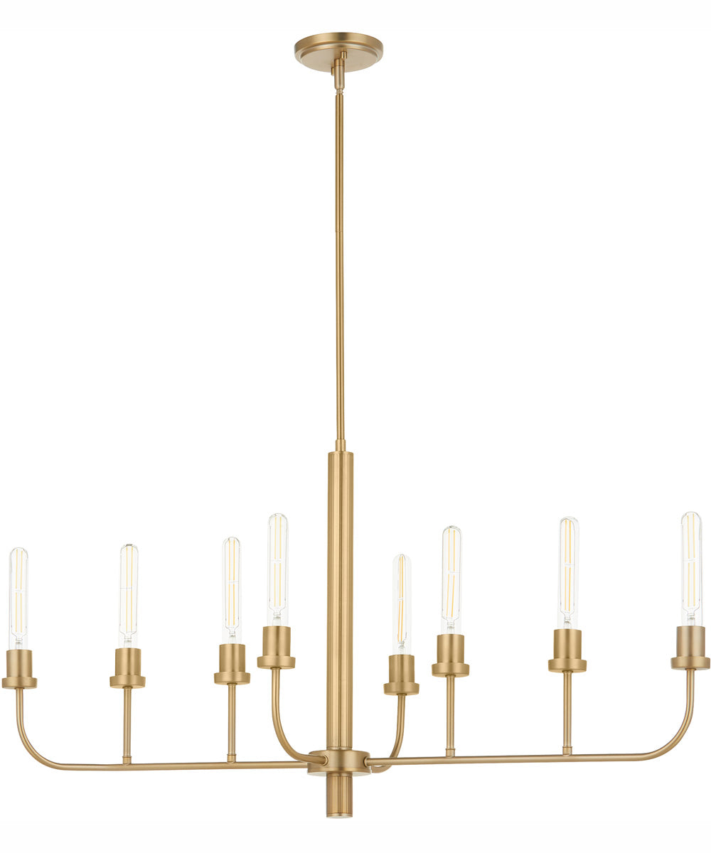Sheridan 8-light Chandelier Aged Brass
