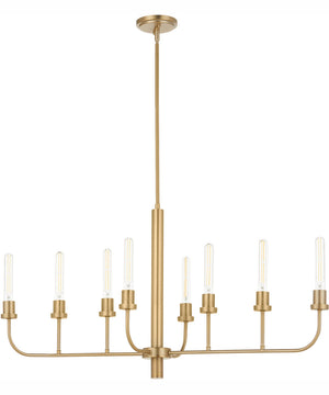 Sheridan 8-light Chandelier Aged Brass