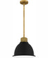 Quoizel Piccolo Pendant 1-light Mini Pendant Weathered Brass
