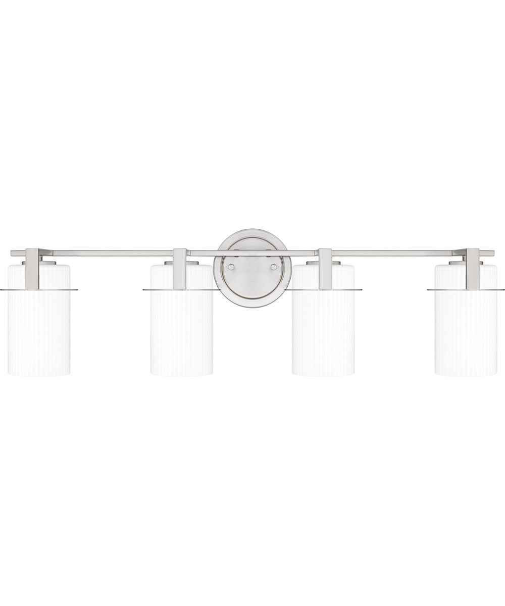 Seymour Extra Large 4-light Bath Light Brushed Nickel