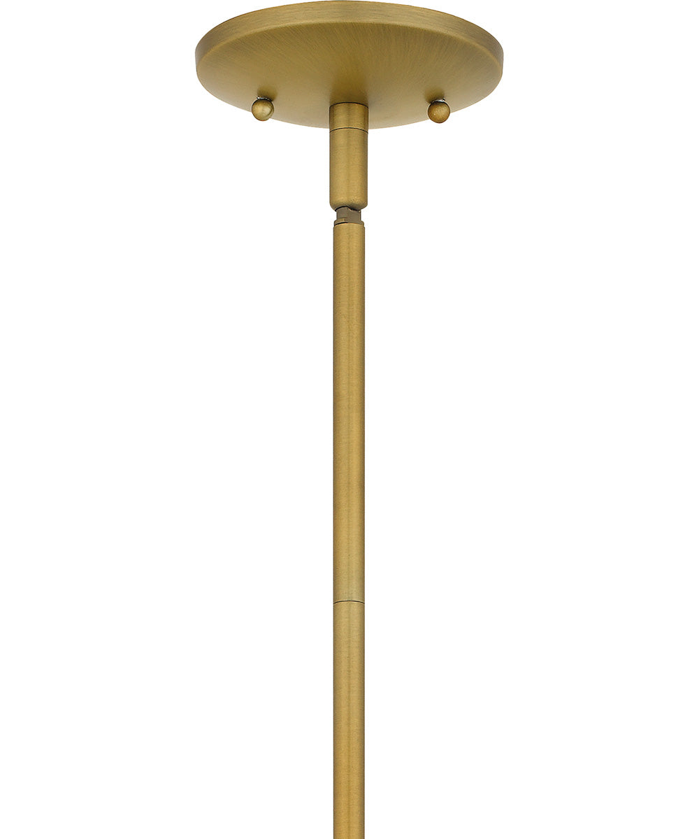 Quoizel Pendant Small 1-light Mini Pendant Aged Brass