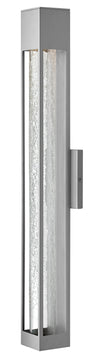28"H Vapor 1-Light Large Outdoor Wall Light in Titanium