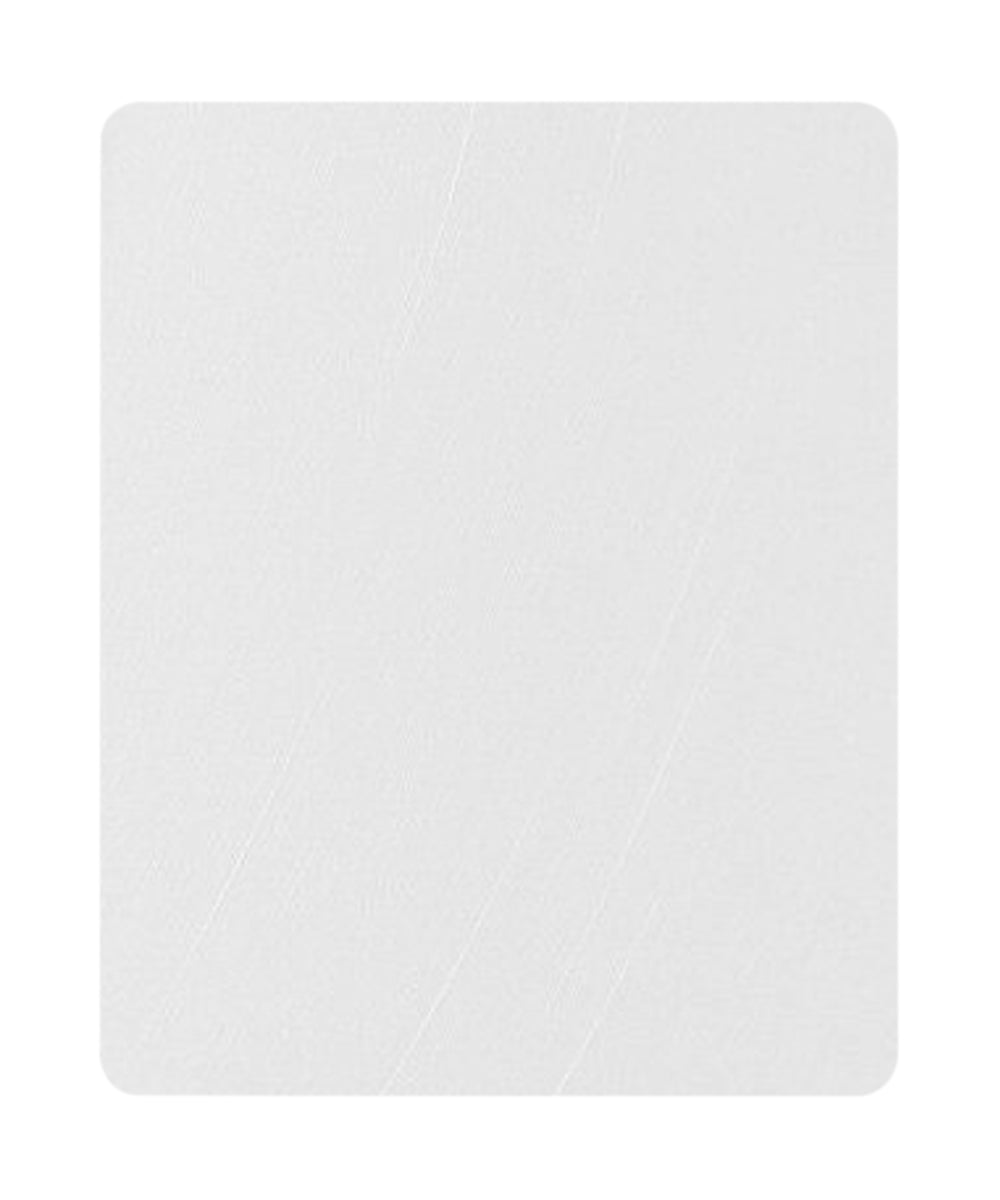 12"W x 9"H  SLIP UNO FITTER White Shantung Bell Lampshade