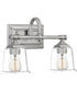 Nicholas Medium 2-light Bath Light Brushed Nickel