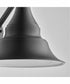 Sombra 1-light Wall Mount Light Fixture Matte Black