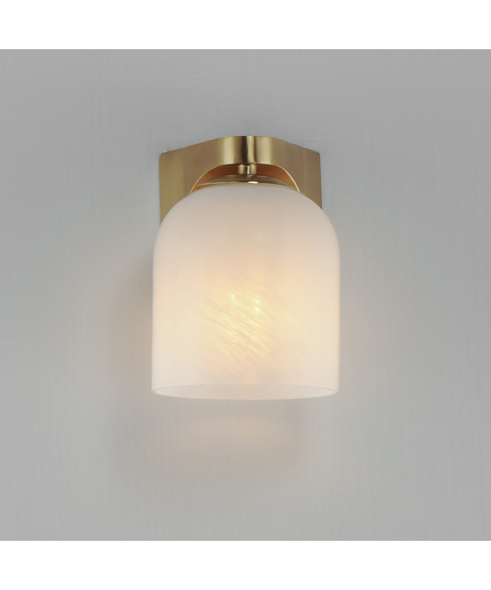 Scoop 1-Light Bath Vanity Natural Aged Brass