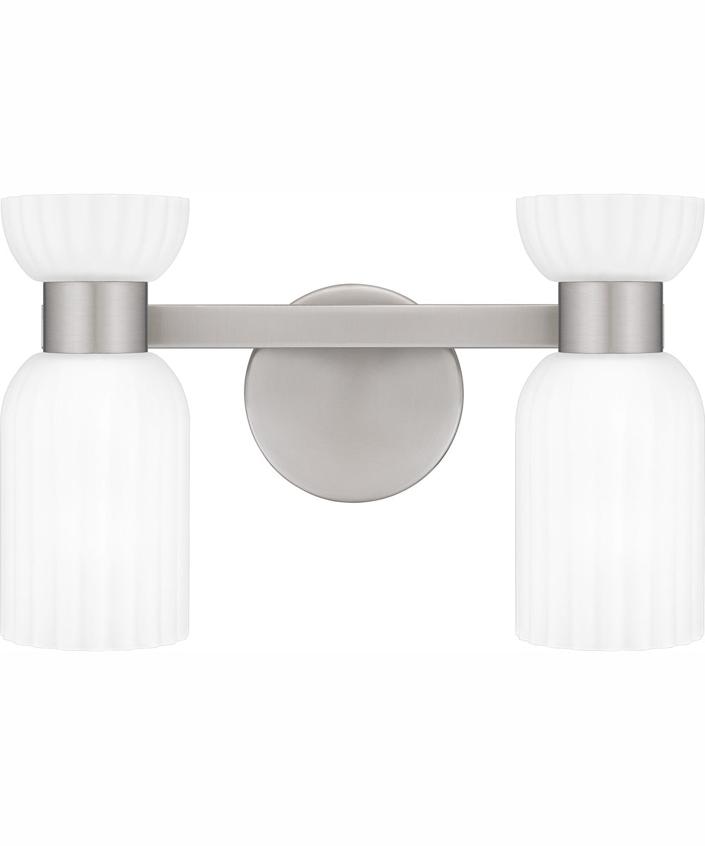 Rembrandt Medium 2-light Bath Light Brushed Nickel