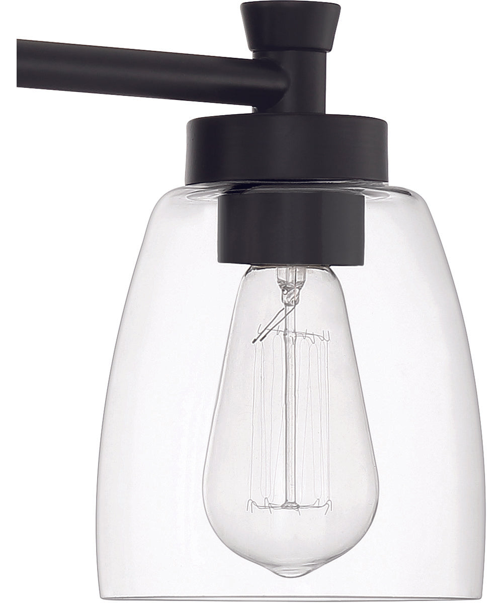 Henning 3-Light Vanity Flat Black