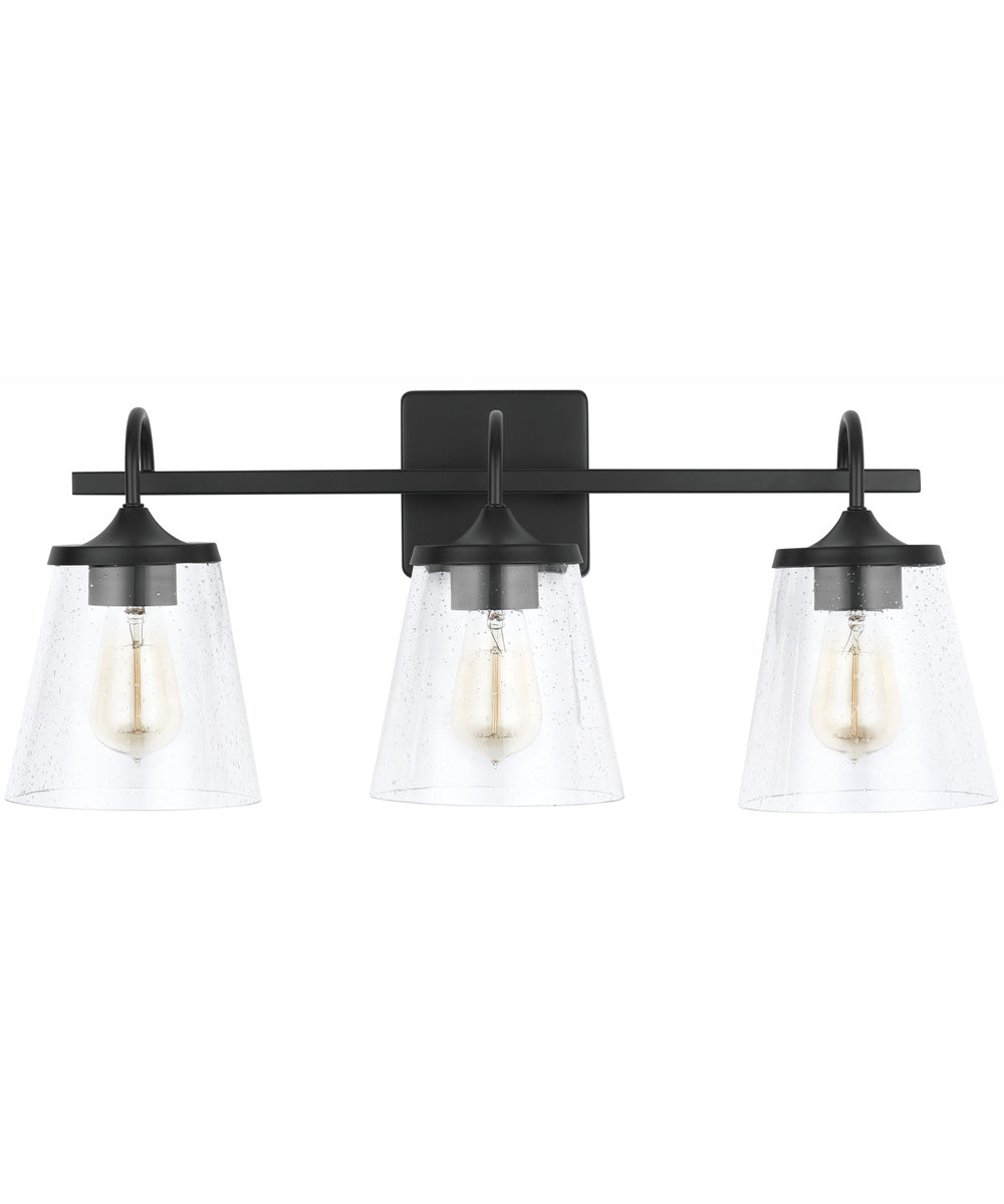 Jayne 3-Light Vanity Matte Black