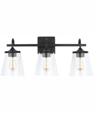 Jayne 3-Light Vanity Matte Black