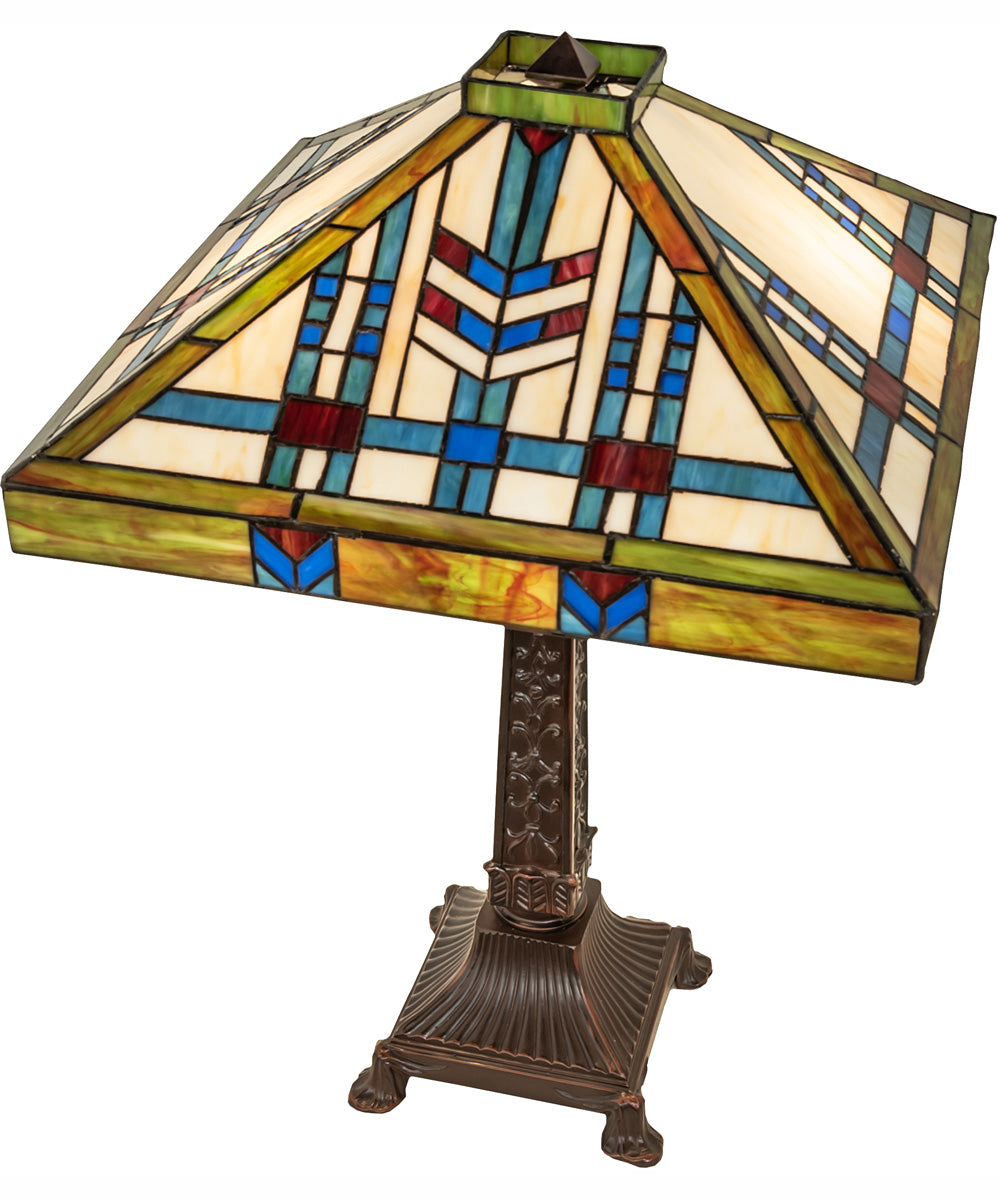 25" High Prairie Wheat Table Lamp