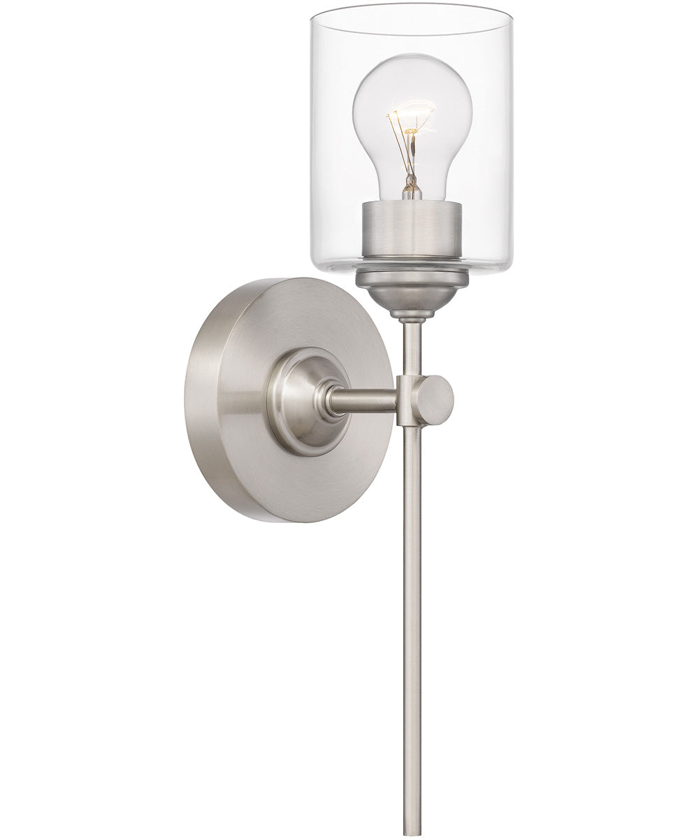 Aria Small 1-light Wall Sconce Brushed Nickel