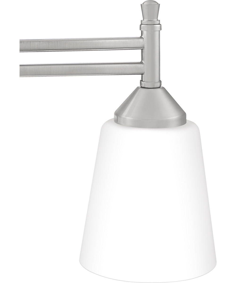 Billingsley Extra Large 4-light Bath Light Brushed Nickel