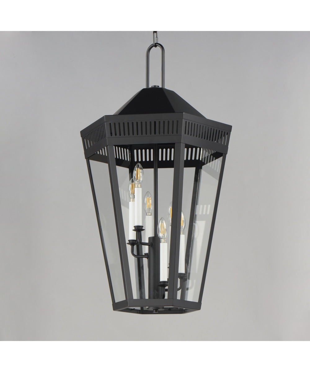 Oxford Outdoor 6-Light Pendant Black