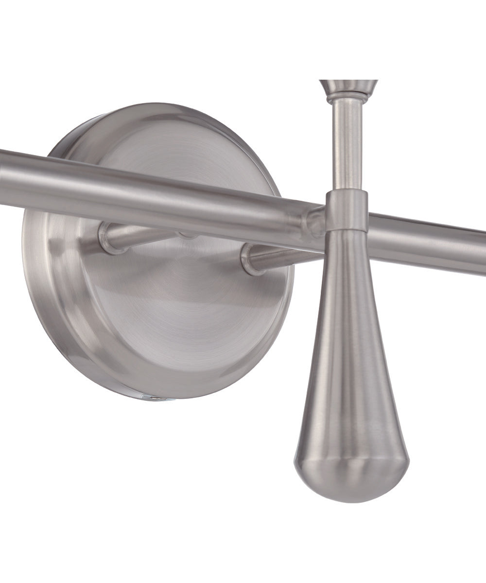 Palmer 3-Light Vanity Brushed Polished Nickel